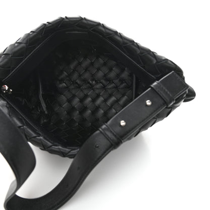 Bottega Veneta Nappa Intrecciato Tie Shoulder Bag Black 5 of 10
