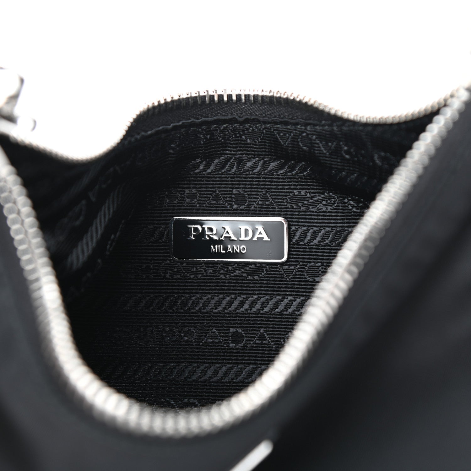 Prada Nylon Re-Edition 2005 Shoulder Bag Black 6 of 8
