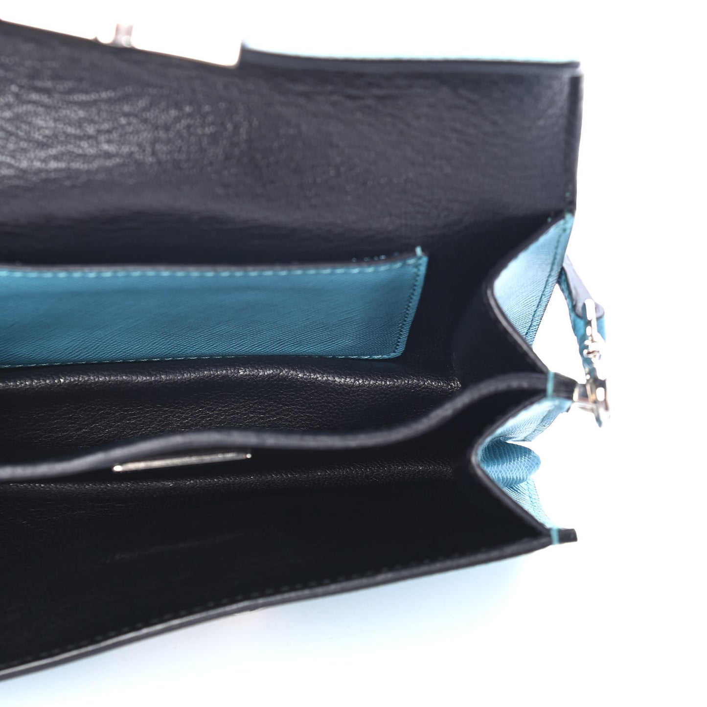 Saffiano Sound Crossbody Bag Turchese