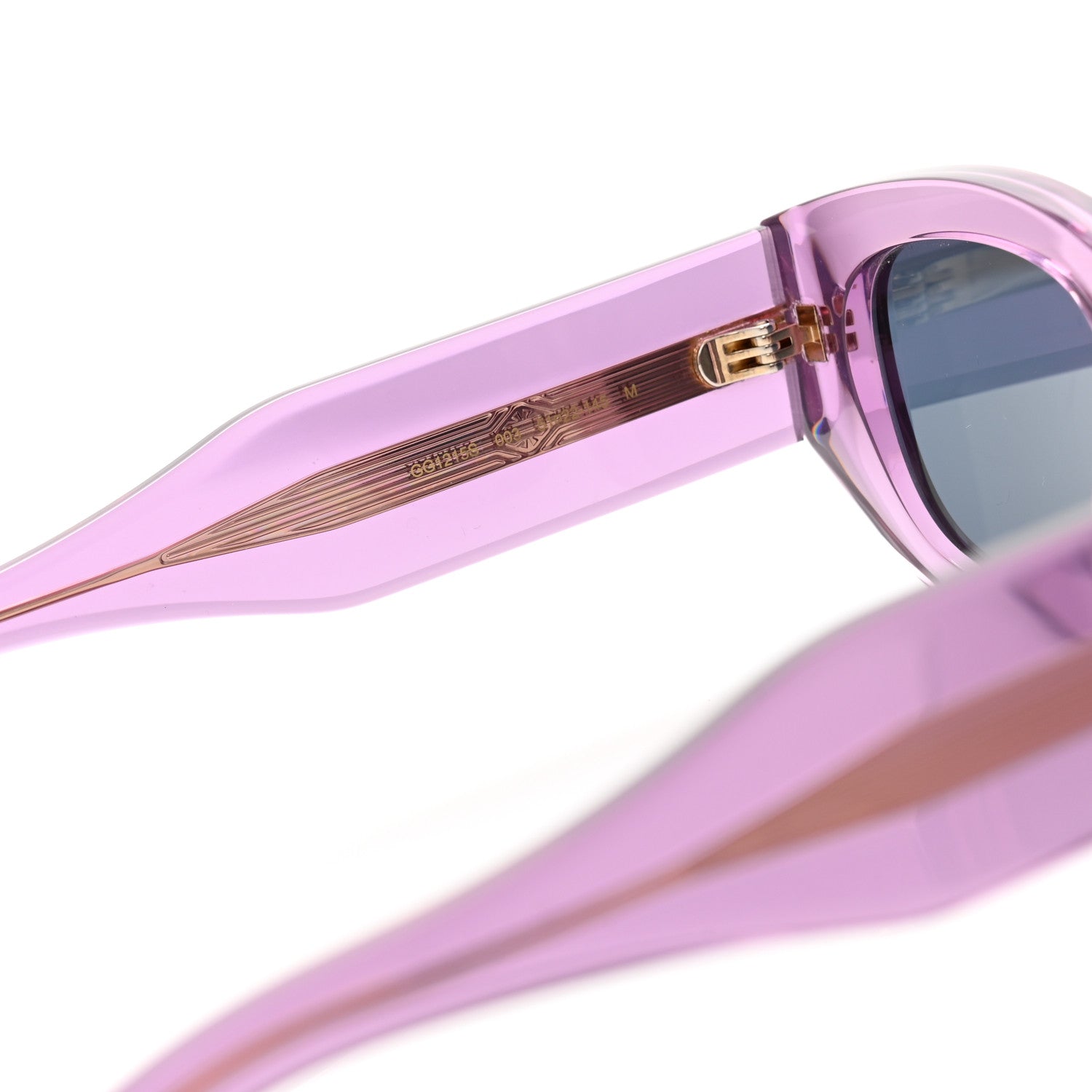 Gucci Acetate Rectangle Frame Sunglasses GG12156S Purple 6 of 8
