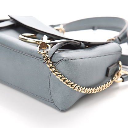 Chloe Calfskin Mini Faye Day Shoulder Bag Cloudy Blue 8 of 8