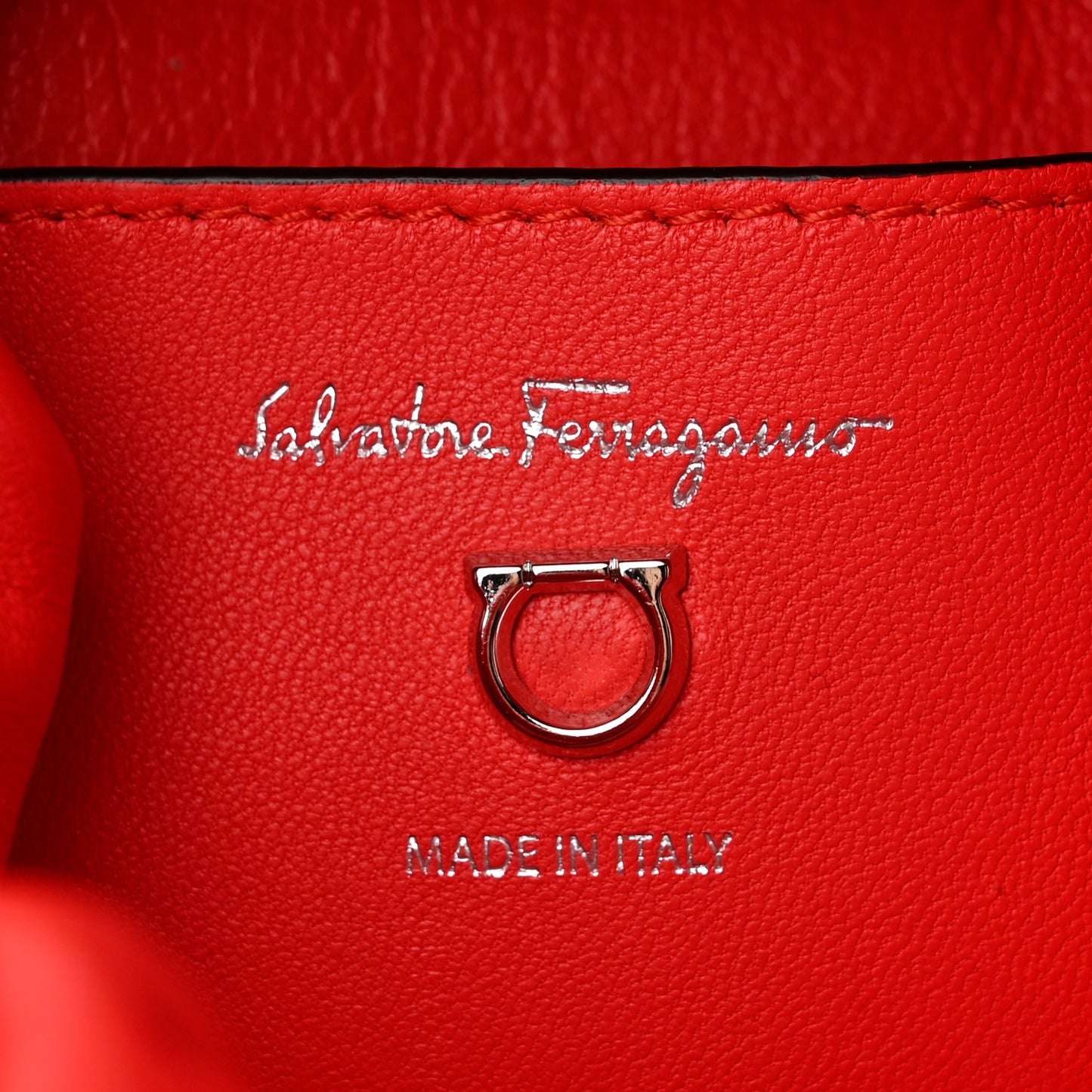 Calfskin Cage Bag Candy Apple Red