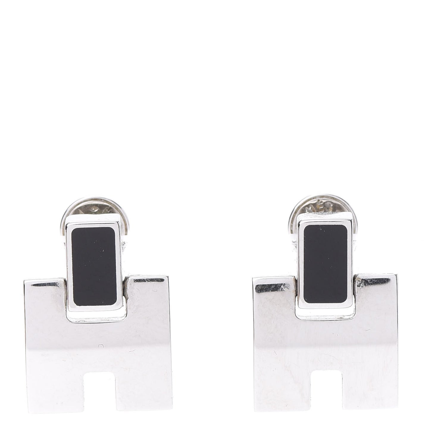 Palladium Lacquer Eileen Earrings Black