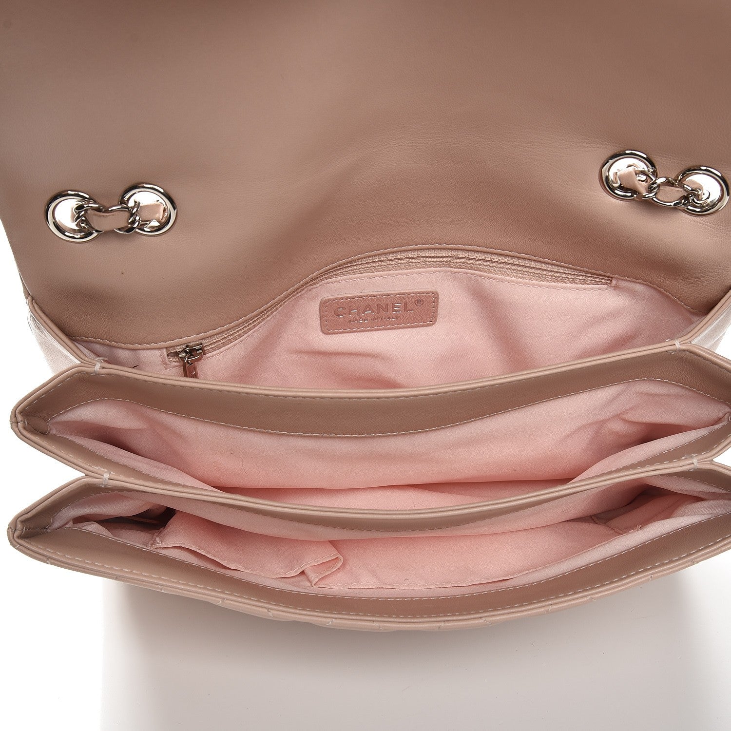 Chanel Lambskin Quilted 3 Jumbo Flap Light Pink 6 of 8