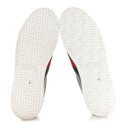 Gucci GG Supreme Monogram Web Mens New Ace Sneakers 9.5 Green 6 of 9