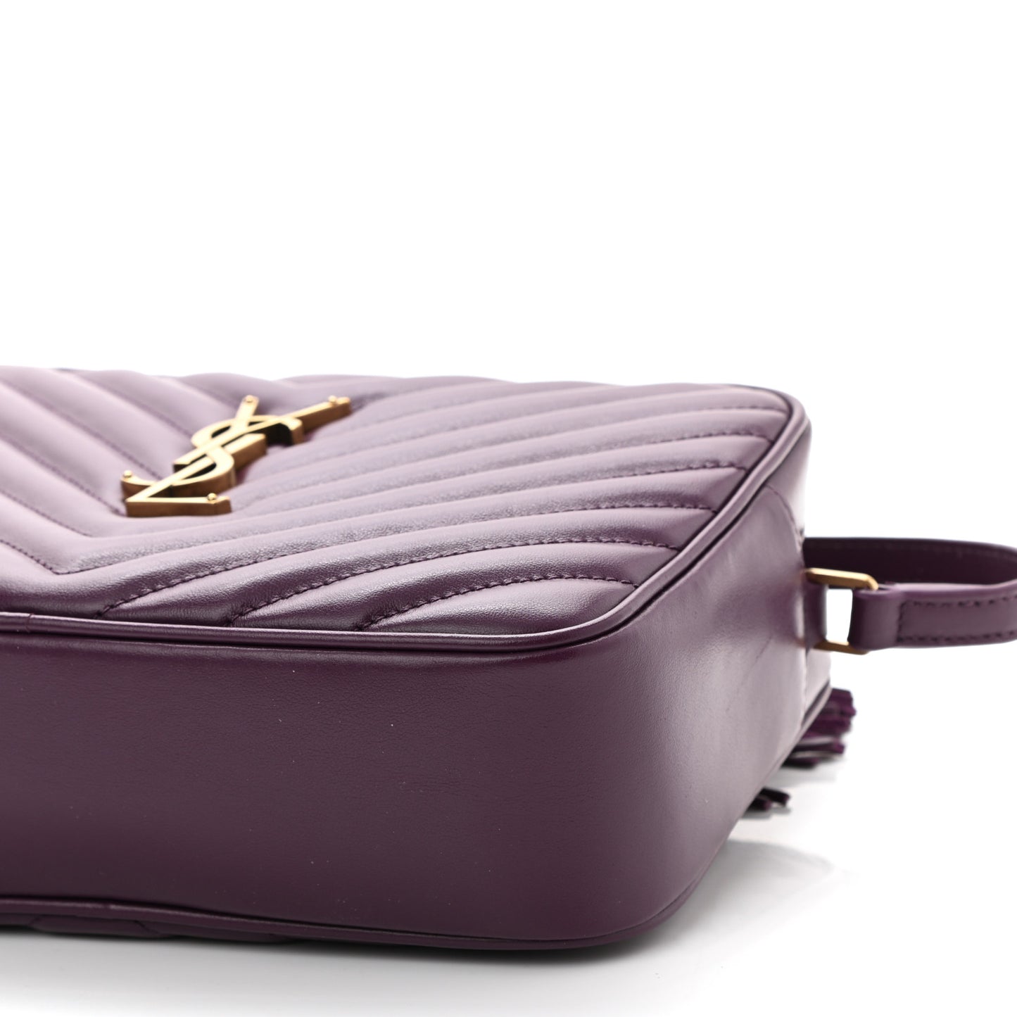 Calfskin Matelasse Monogram Lou Camera Bag Purple