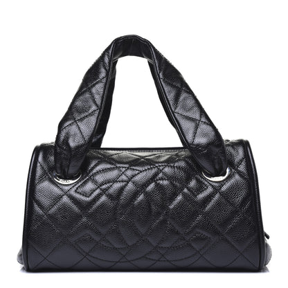 Chanel Caviar Quilted CC Timeless Bowler Black 1 of 11