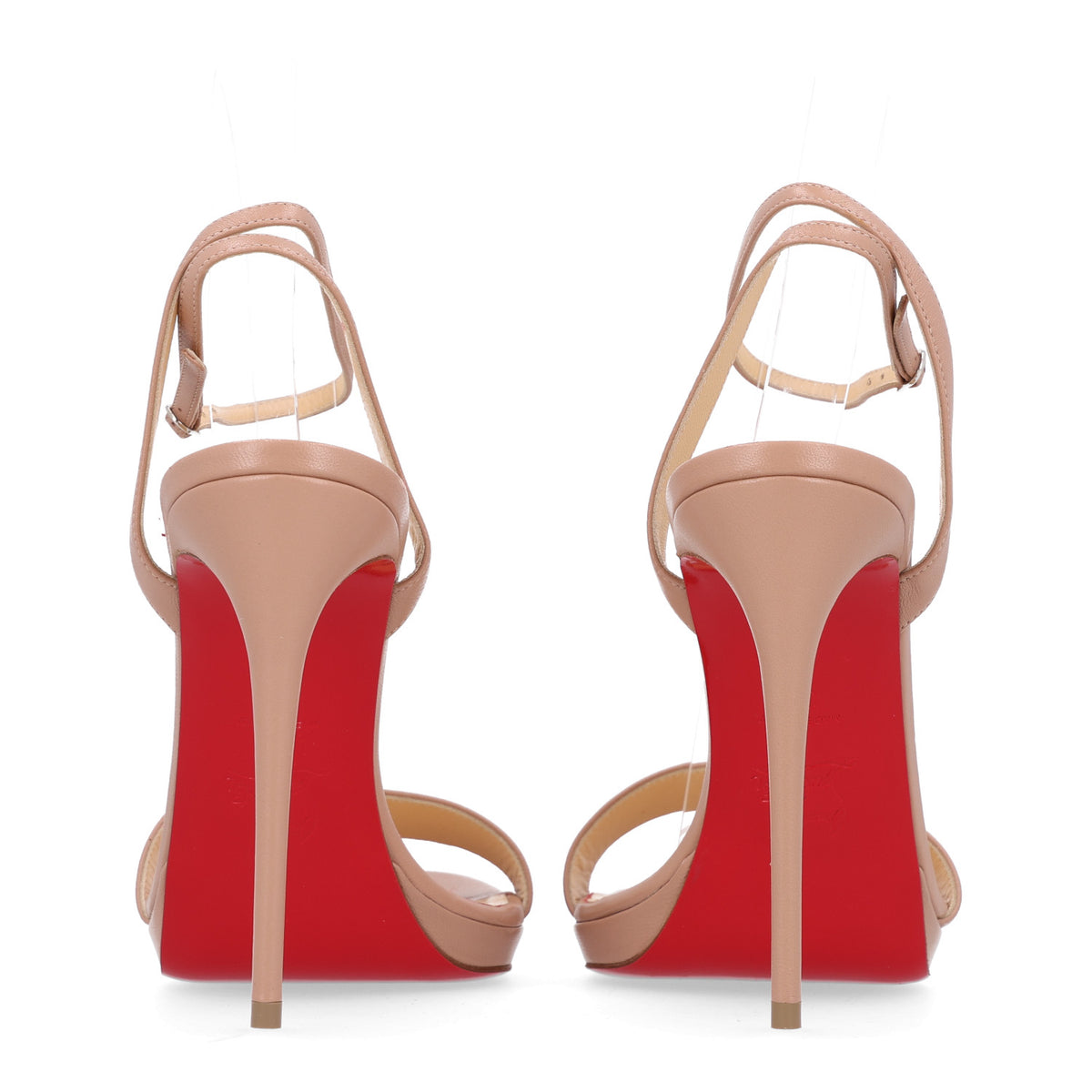Christian Louboutin Nappa Loubi Queen 120 Pumps 39 Nude 6 of 10