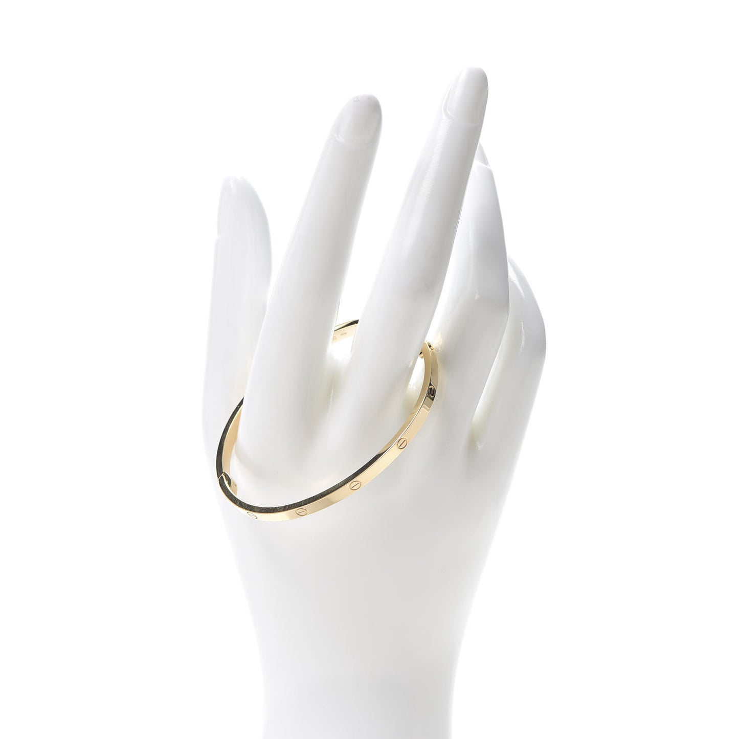 18K Yellow Gold Small LOVE Bracelet 17