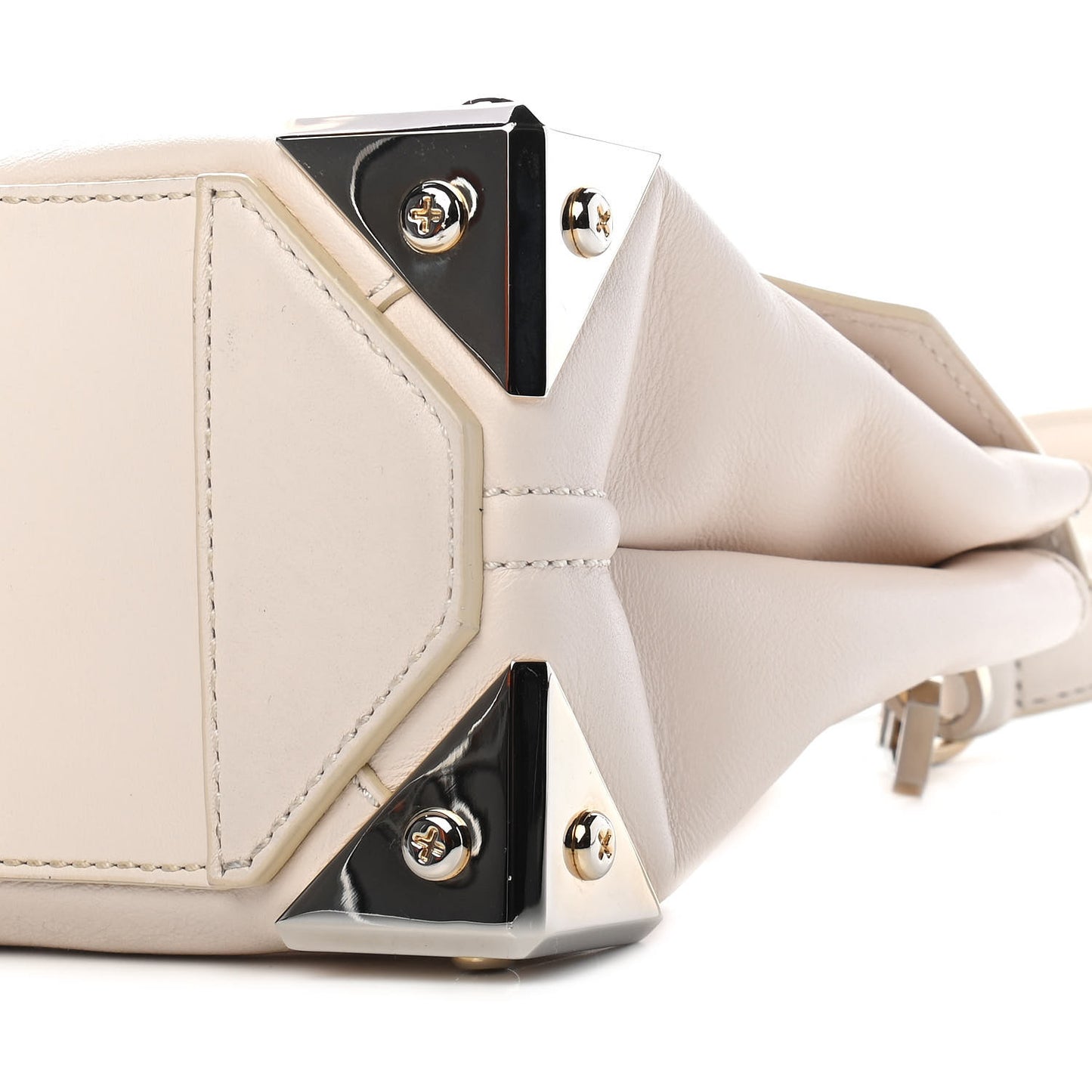 Calfskin Small Marion Tote Aloe Silver Hardware