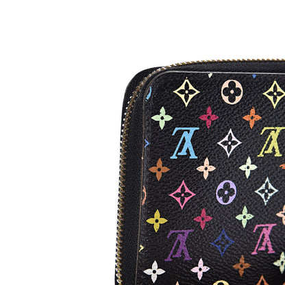 Louis Vuitton Monogram Multicolor Zippy Wallet Black Grenade 7 of 12