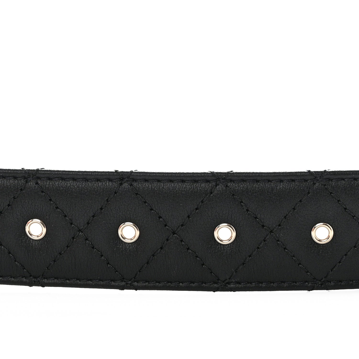 Chanel Calfskin Quilted CC Chain Belt 80 32 Black 7 of 8