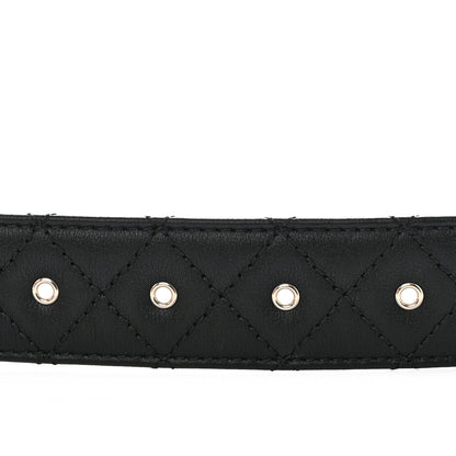 Chanel Calfskin Quilted CC Chain Belt 80 32 Black 7 of 8