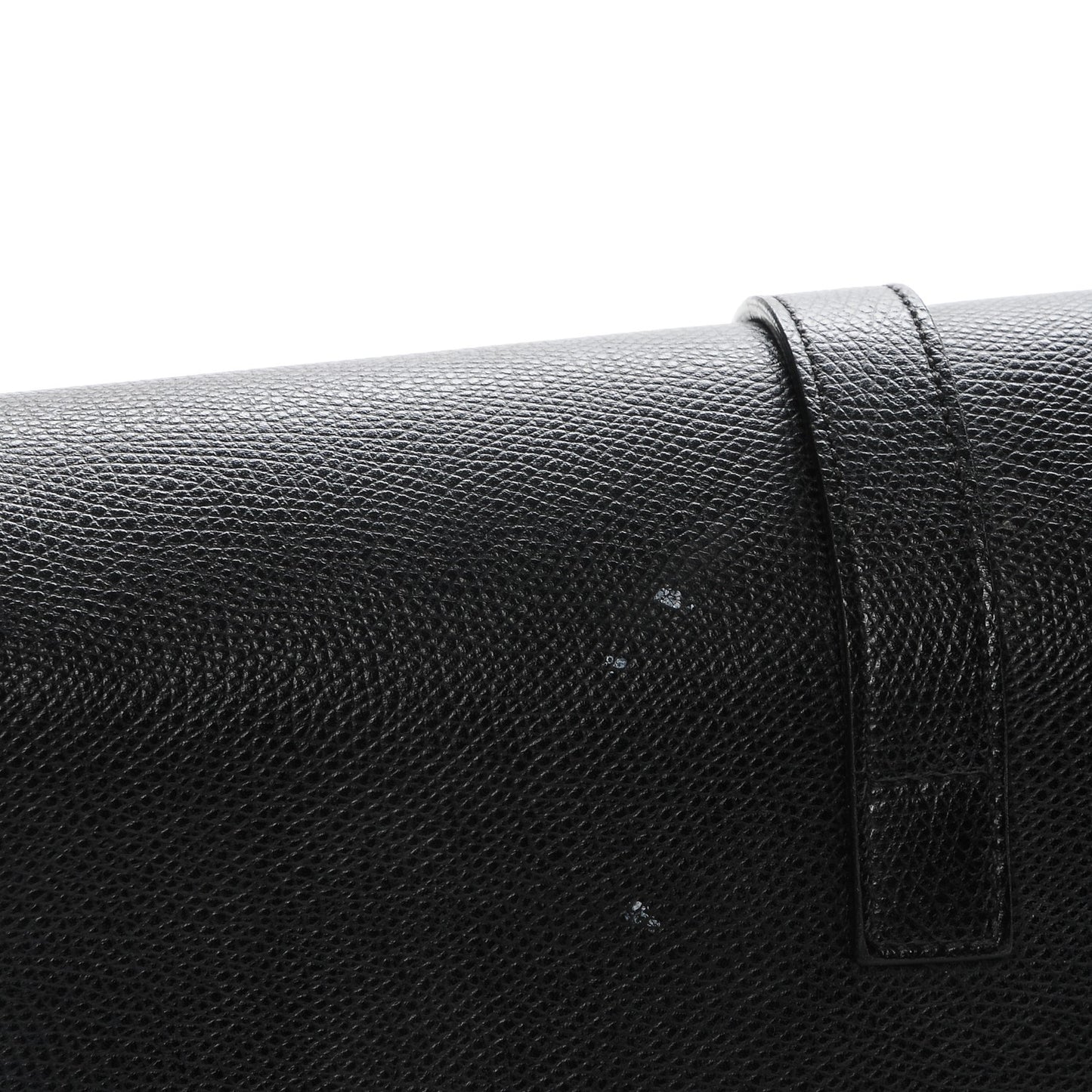 Textured Calfskin Medium Classic Monogram Universite Bag Black