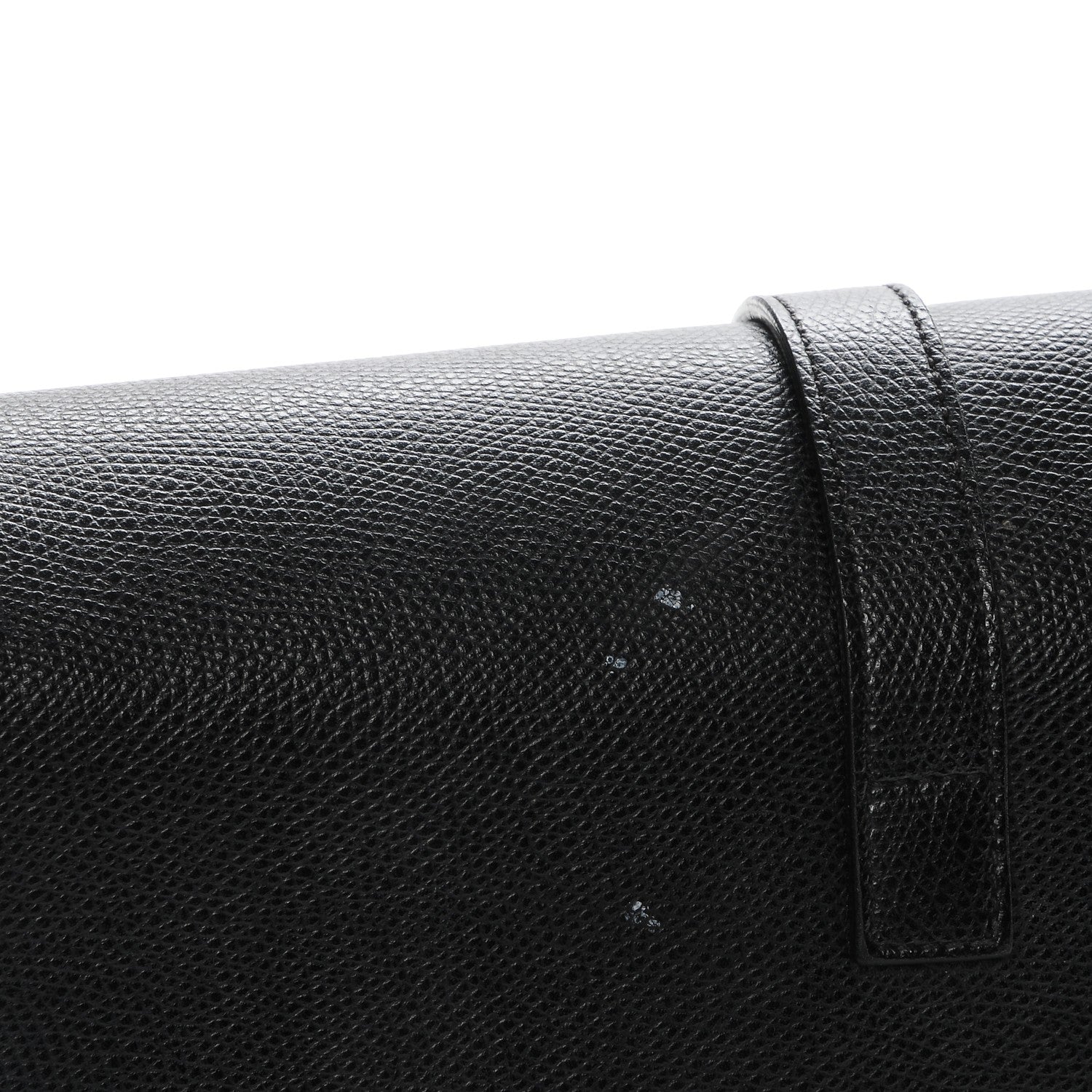 Saint Laurent Textured Calfskin Medium Classic Monogram Universite Bag Black 7 of 9