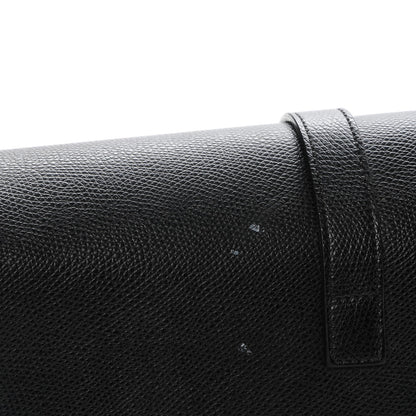 Saint Laurent Textured Calfskin Medium Classic Monogram Universite Bag Black 7 of 9
