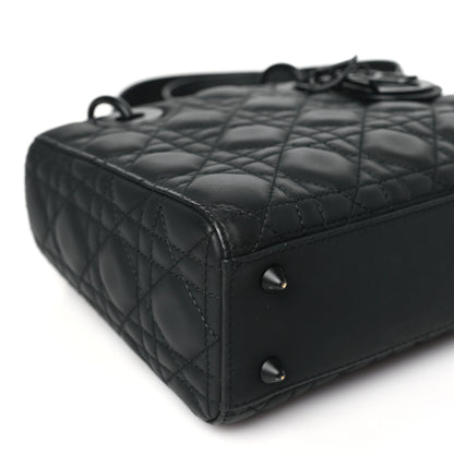 Christian Dior Ultra Matte Calfskin Cannage Small My ABCDior Lady Dior Black 8 of 9