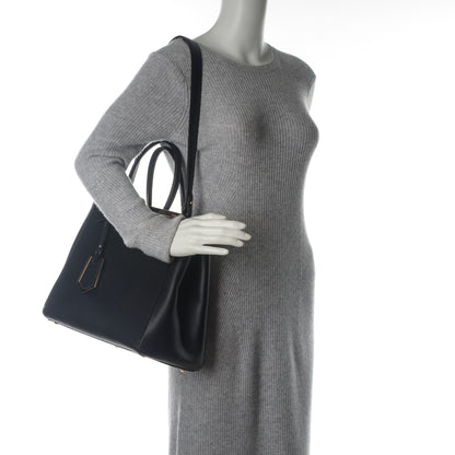 Fendi Vitello Elite Medium 2Jours Tote Black 2 of 6