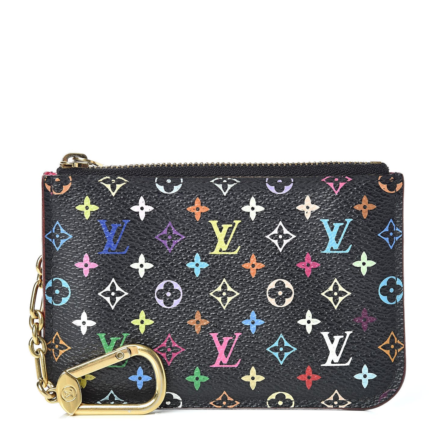 Monogram Multicolor Key Pouch Black Grenade