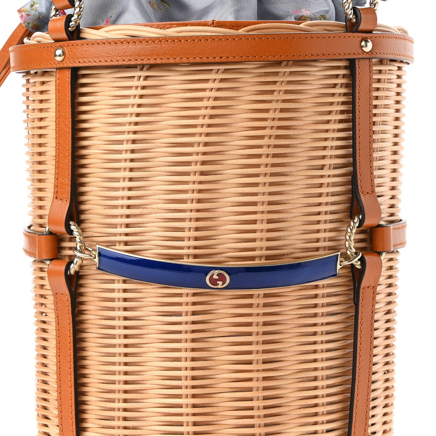 Wicker Bucket Bag Natural