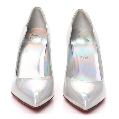 Christian Louboutin Specchio Laser Hot Chick 100 Pumps 38 Silver 3 of 8