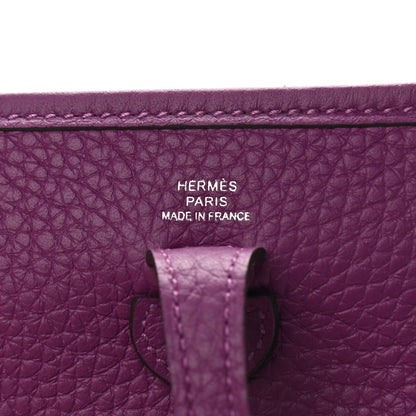 Hermes Taurillon Clemence Evelyne TPM Anemone 6 of 9