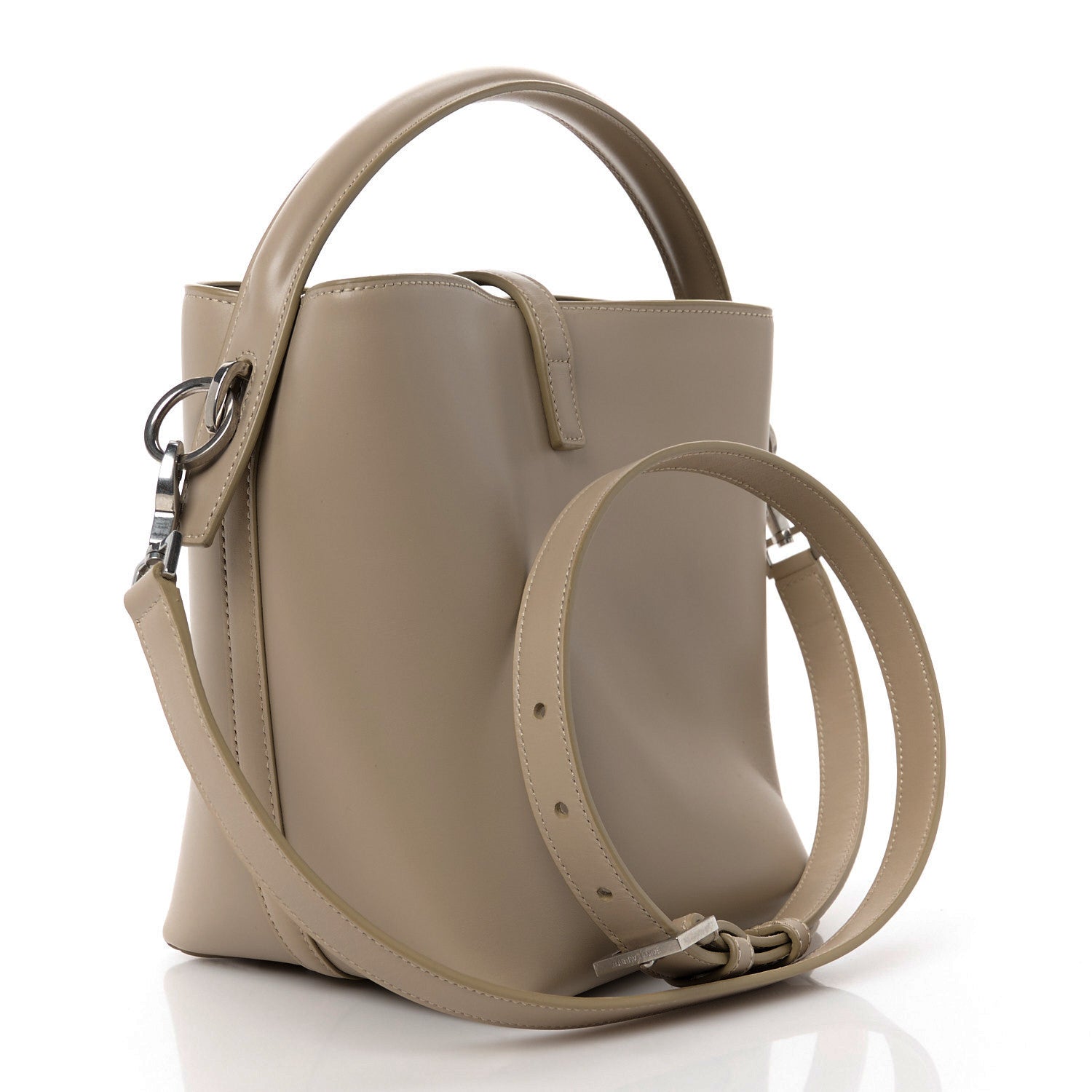 Saint Laurent Shiny Calfskin Le 37 Bucket Bag Sea Salt 3 of 11