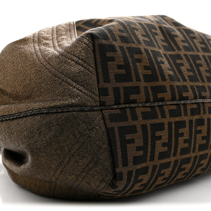 Fendi Zucca Goatskin Spy Tobacco Bronzo 8 of 10