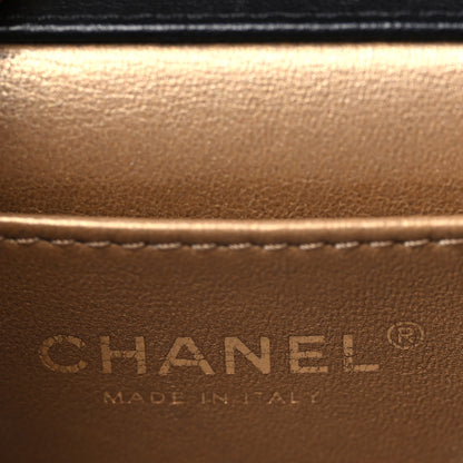 Chanel Goatskin Quilted Chic Pearls Flap Black 6 of 10