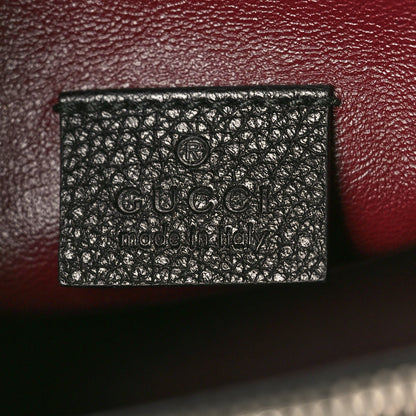 Gucci Grainy Calfskin Small Zumi Top Handle Bag Black 6 of 10