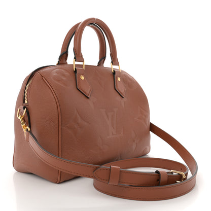 Louis Vuitton Empreinte Monogram Giant Speedy Bandouliere 25 Cognac 3 of 10
