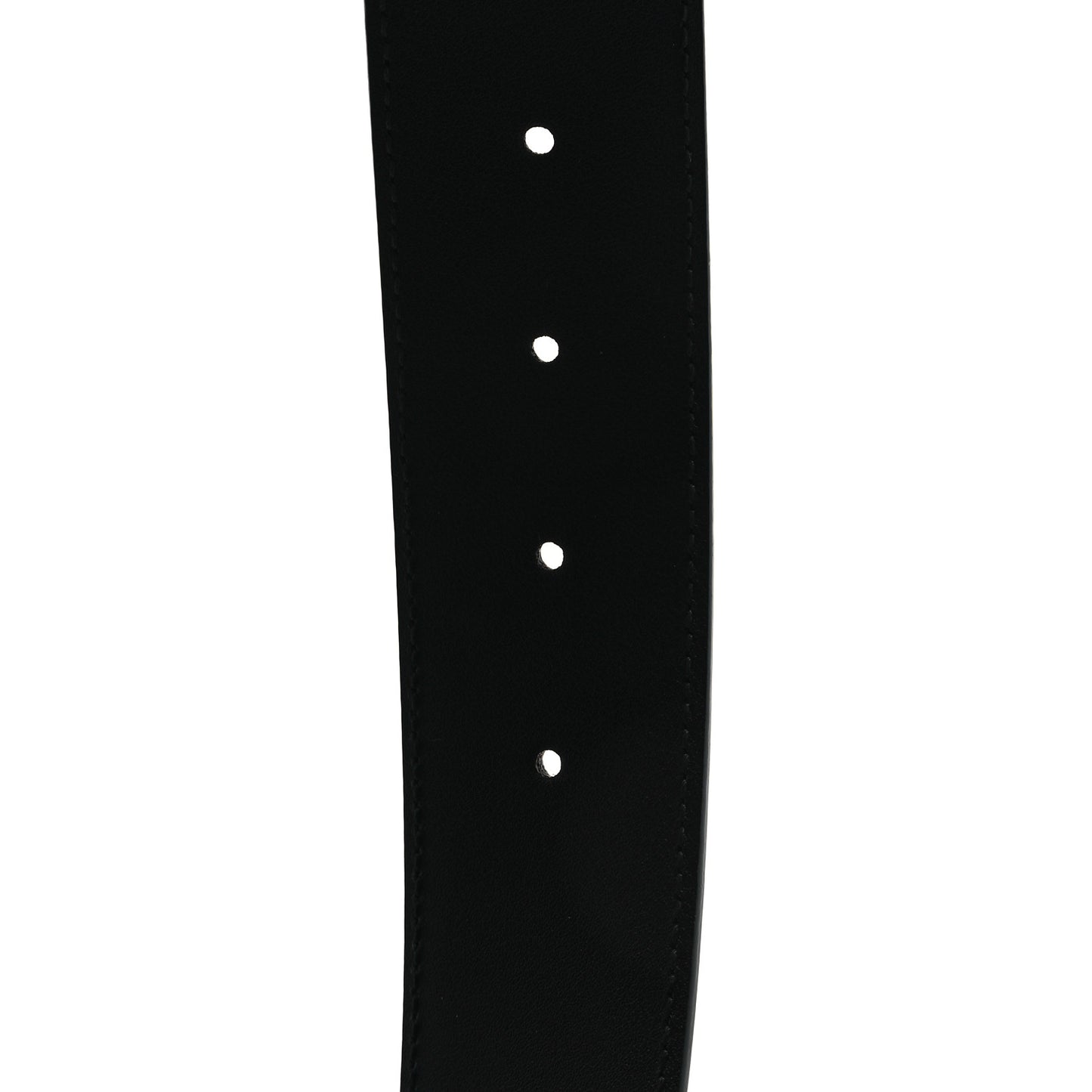 Azalea Calfskin Enamel Monochrome Double G 40mm Belt 115 46 Black