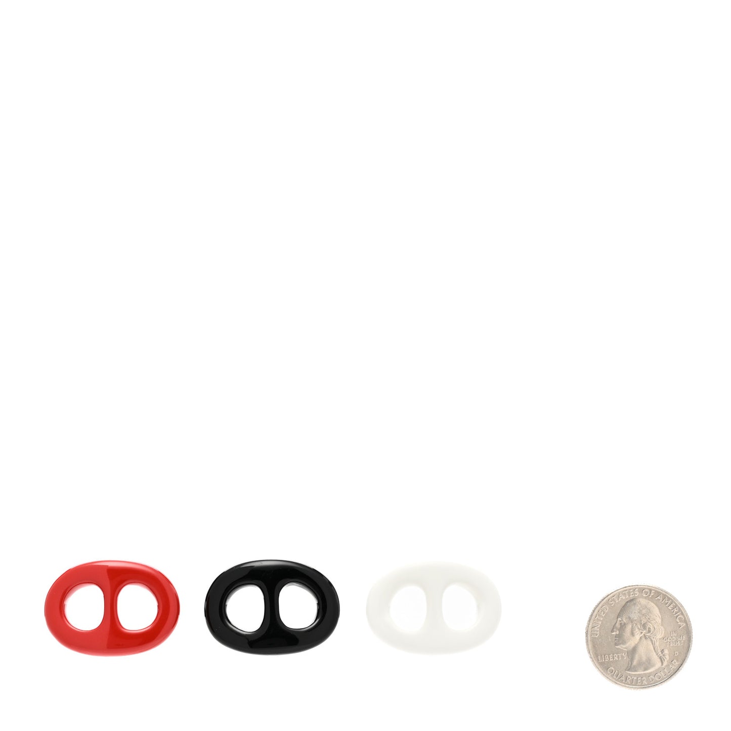 Lacquered Wood Tribord Scarf Ring Set