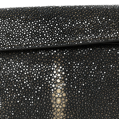 Alaia Stingray Pochette Clutch Black 7 of 7