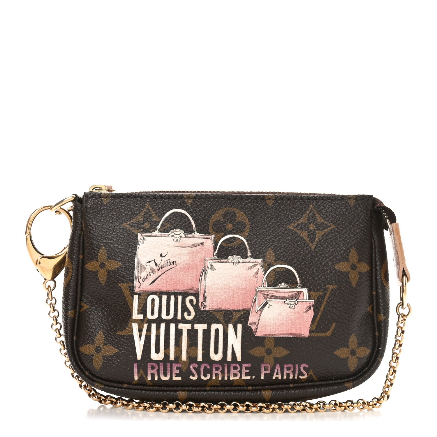 Louis Vuitton Monogram Affiche Mini Pochette Accessories 1 of 10