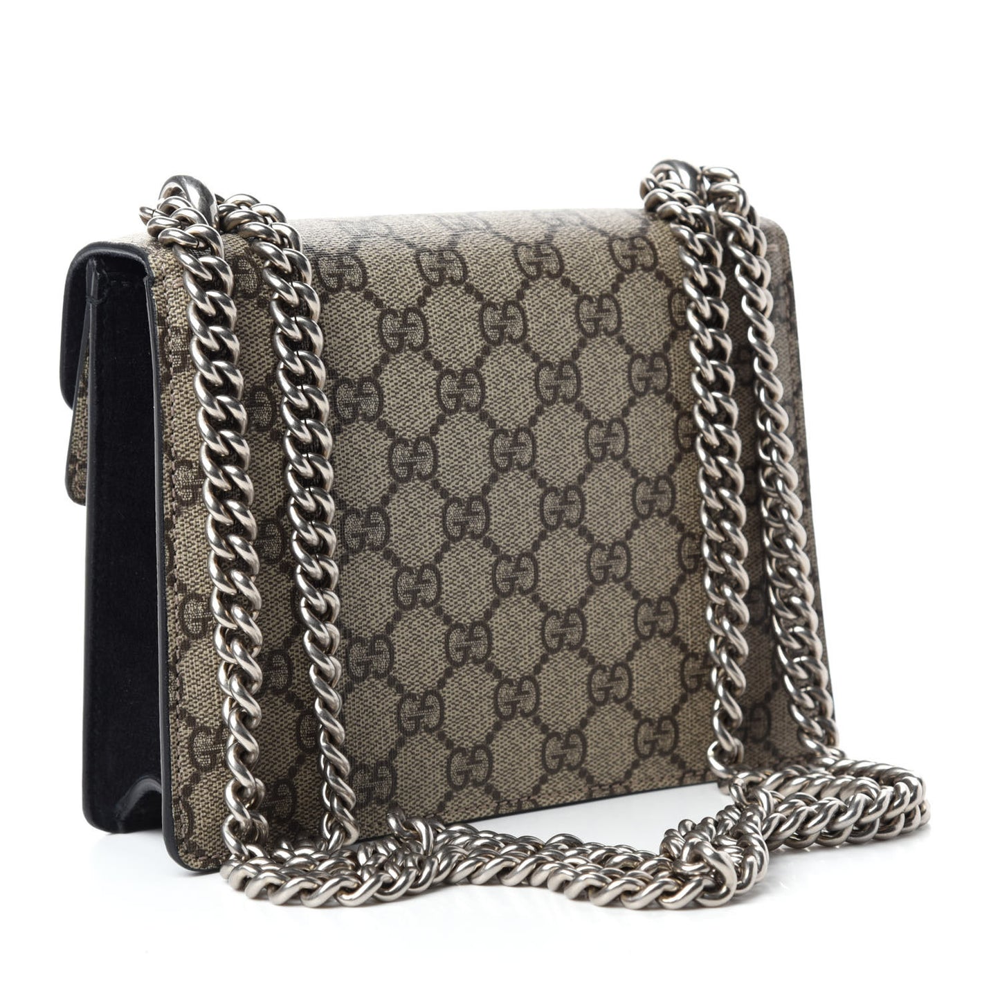 GG Supreme Monogram Mini Dionysus Shoulder Bag Black
