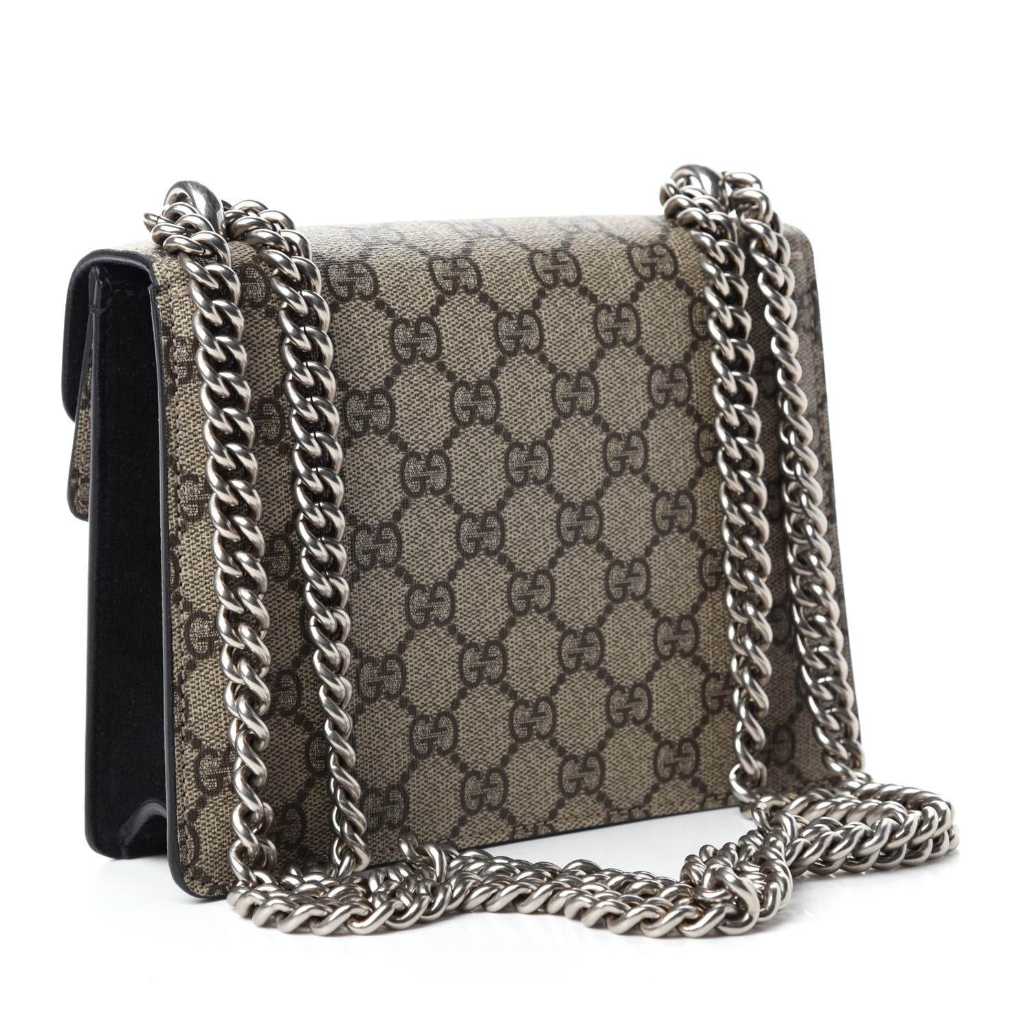Gucci GG Supreme Monogram Mini Dionysus Shoulder Bag Black 3 of 11