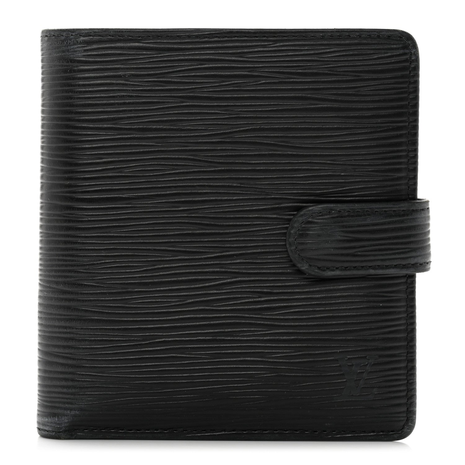 Louis Vuitton Epi Porte-Billets Compact Wallet Black 1 of 8