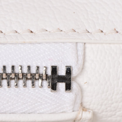 Hermes Taurillon Clemence Birkin 30 White 13 of 36