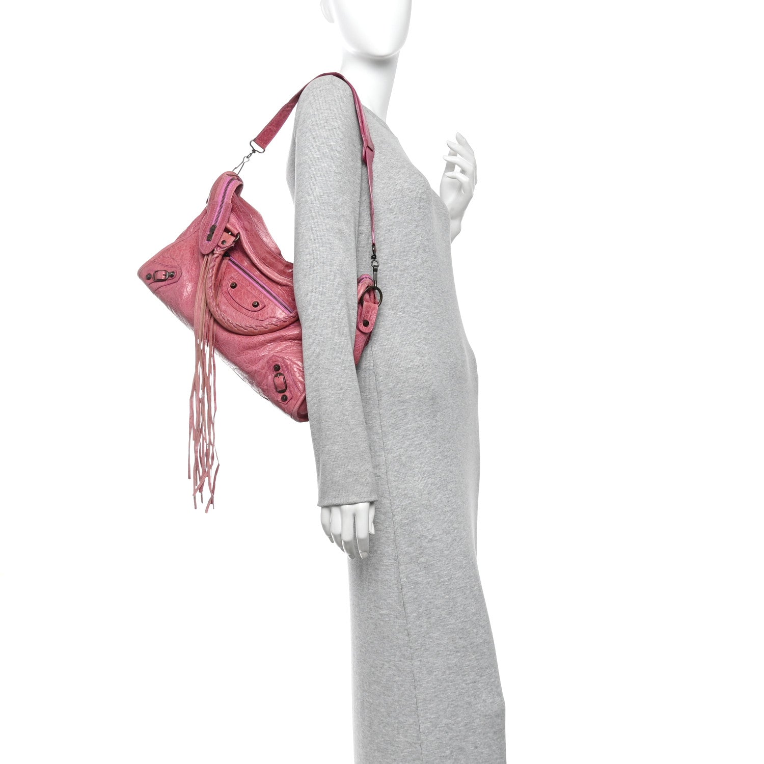 Balenciaga Agneau Classic Hardware City Cyclamen Fucsia 2 of 10