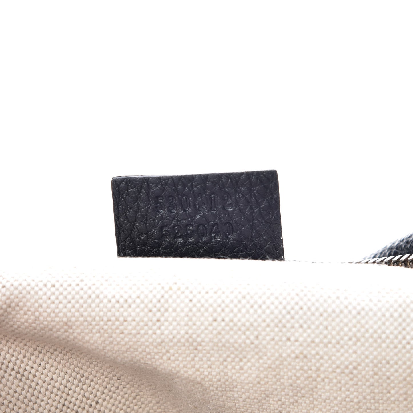 Grained Calfskin Logo Belt Bag Black