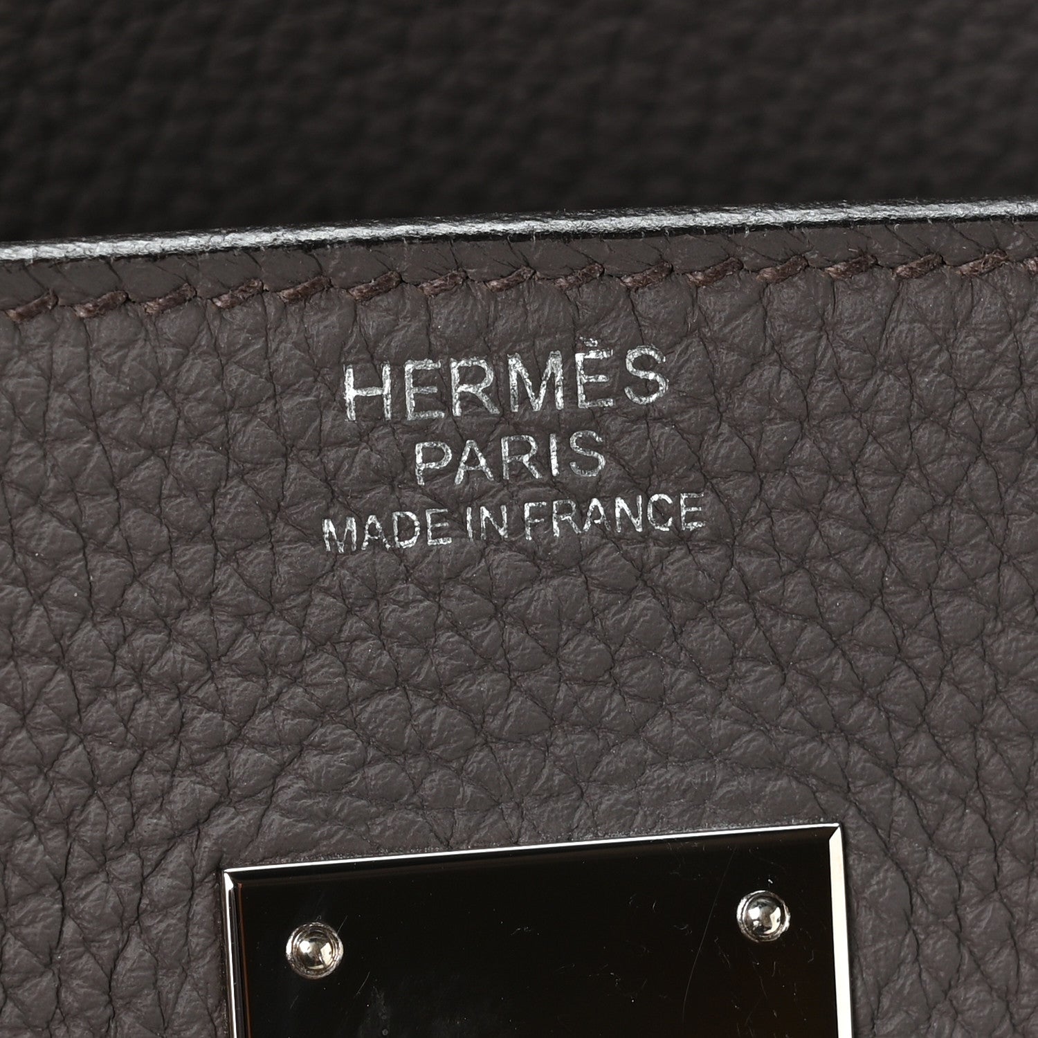 Hermes Togo Birkin 30 Etain 11 of 23