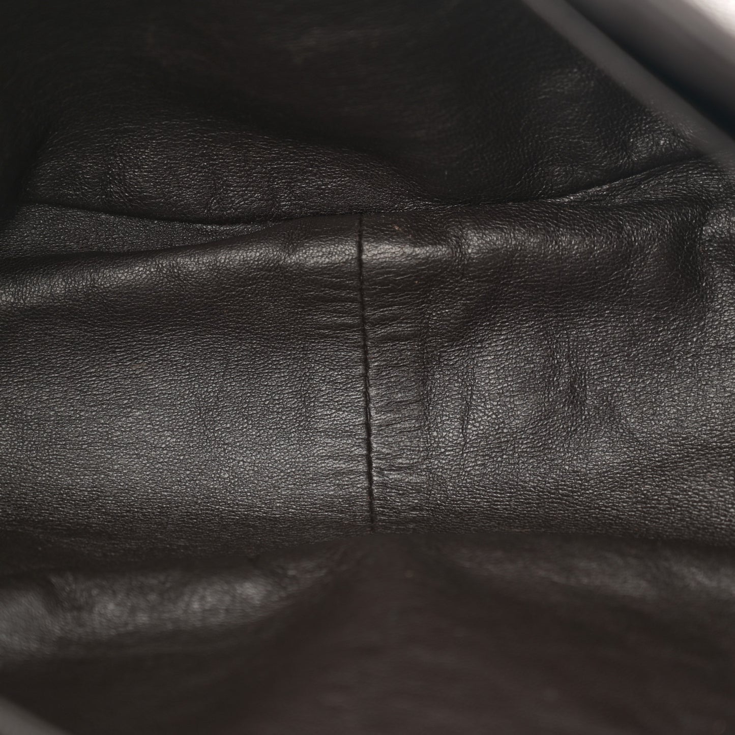 Caviar Large Half Moon Flap Brown