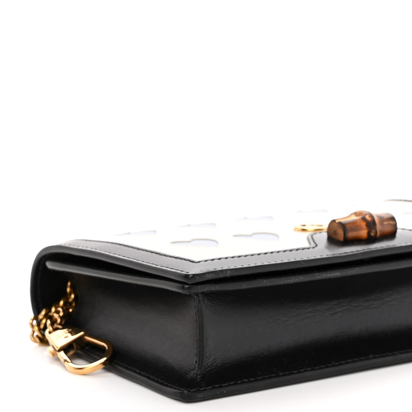 Calfskin Lovelight Mini Diana Chain Bag Mystic White Paradise Cloude