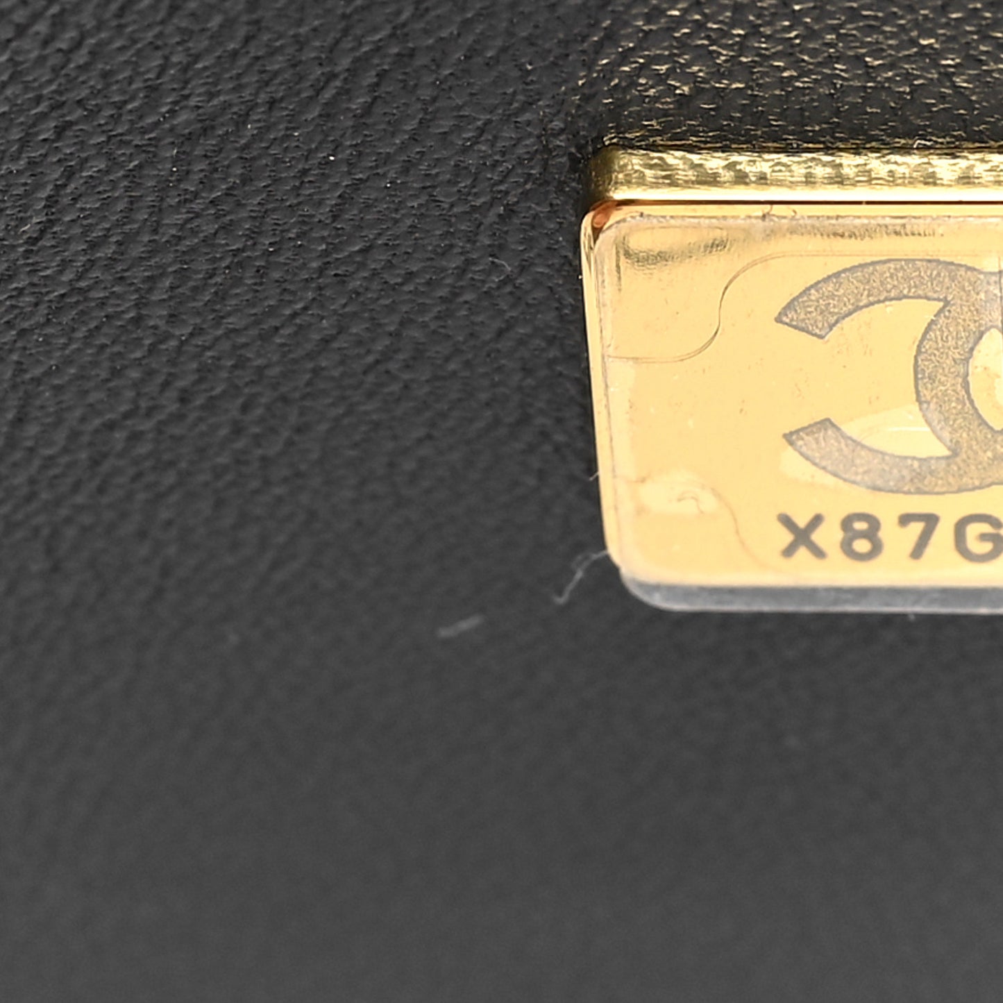 Caviar Quilted Large Shopping Tote Black