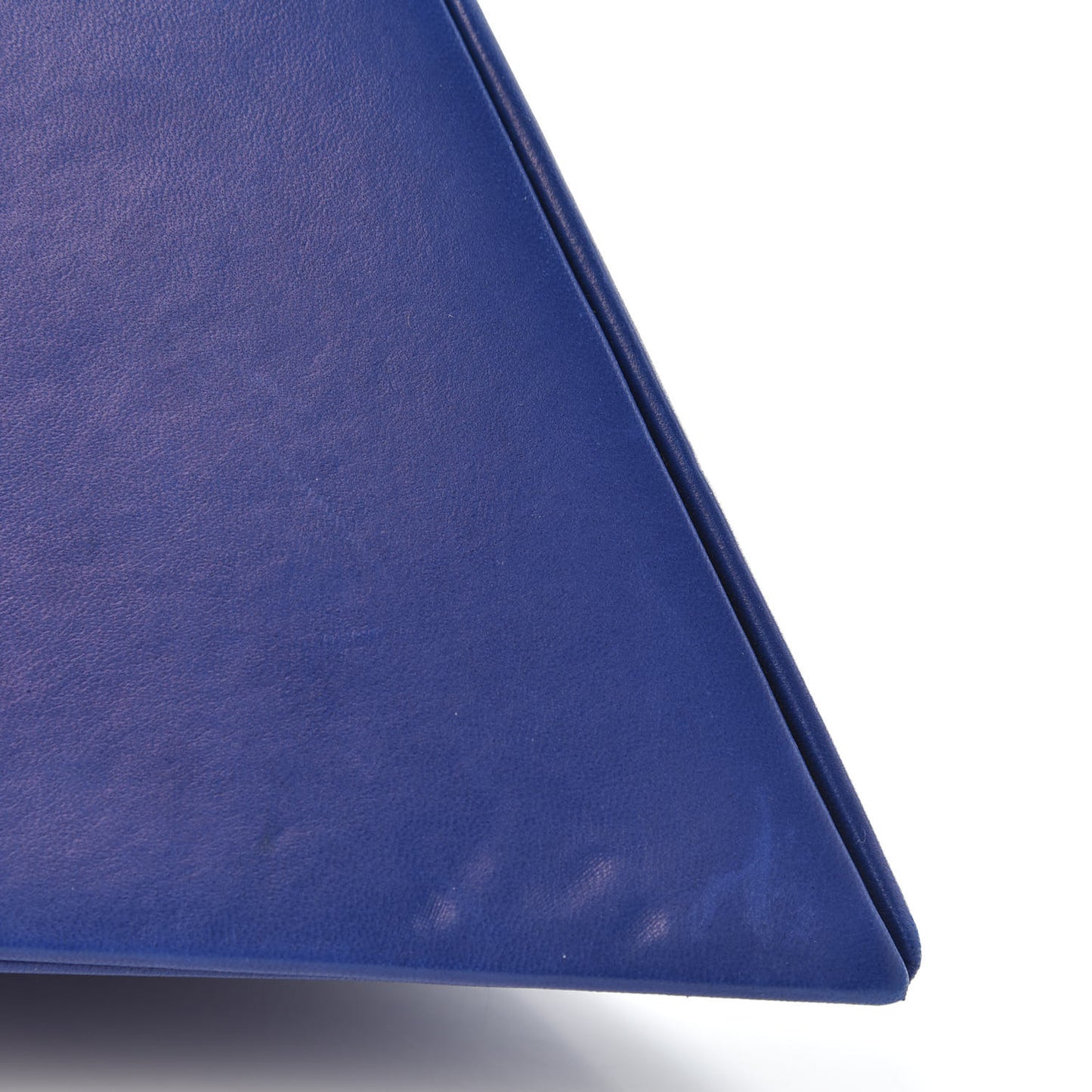 Lambskin Pyramid Clutch Blue