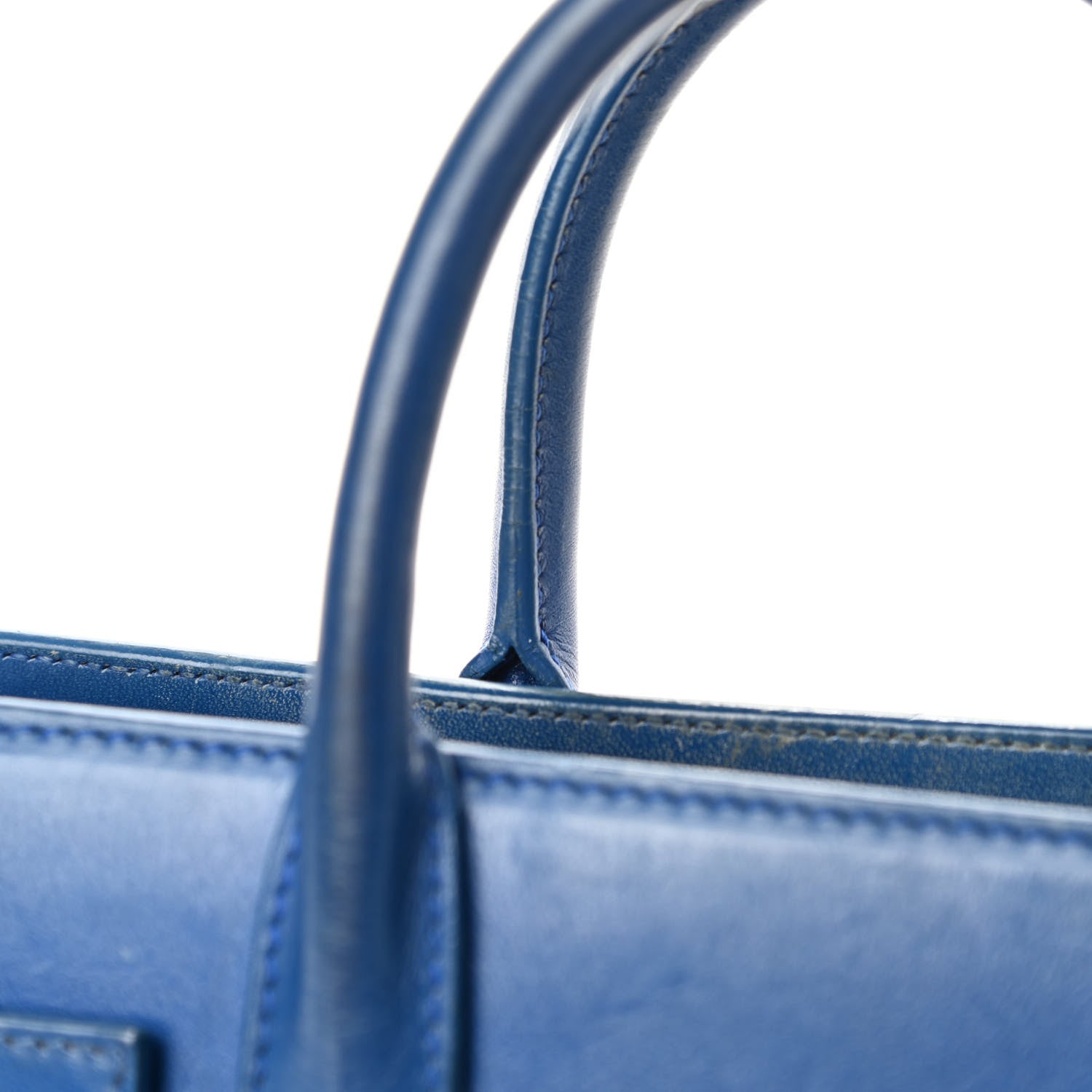 Saint Laurent Calfskin Nano Sac De Jour Royal Blue 5 of 6