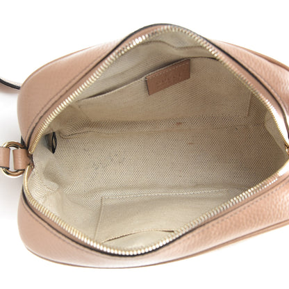 Gucci Pebbled Calfskin Small Soho Disco Bag Rose Beige 5 of 16