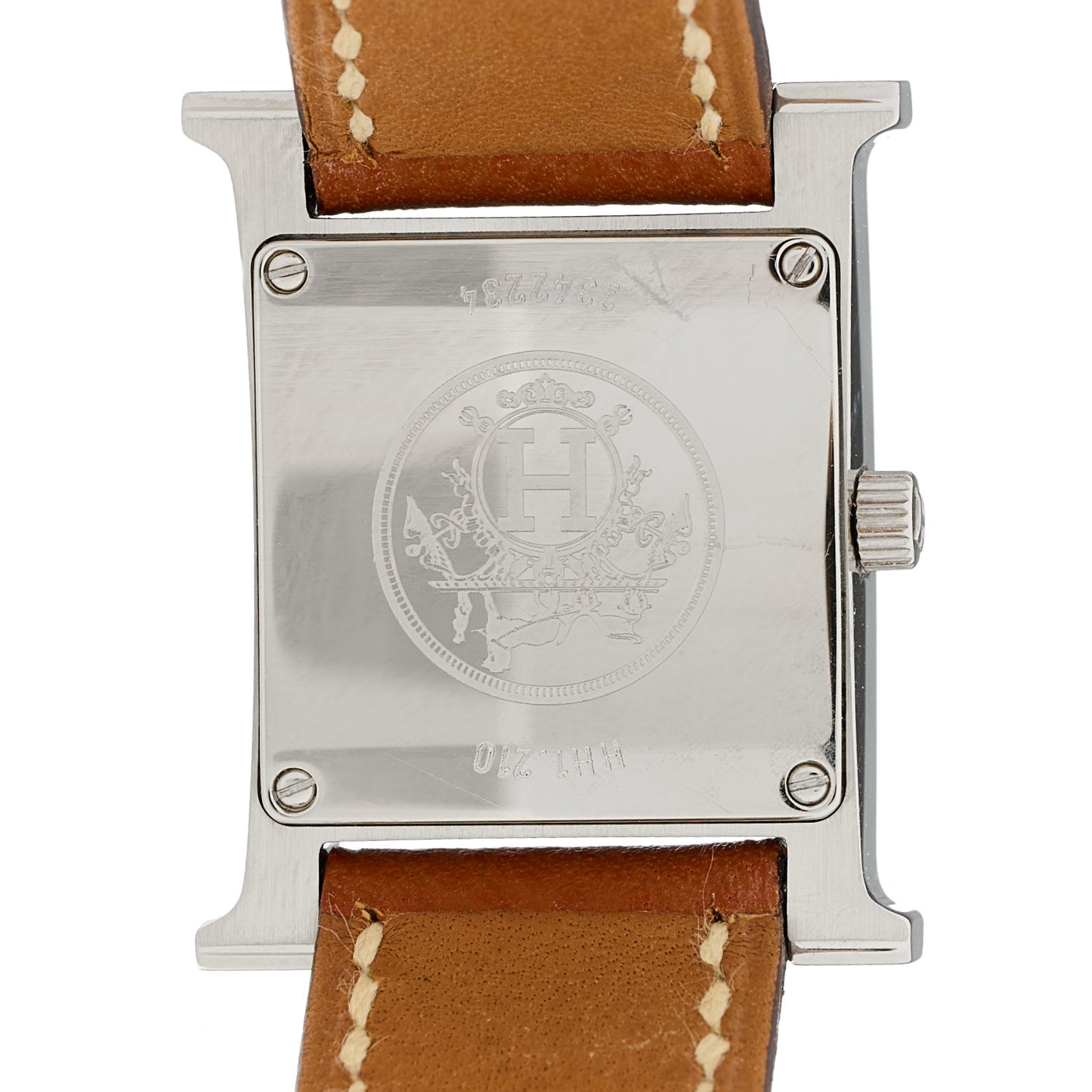 Stainless Steel Epsom 21mm Heure H Hour Quartz Watch Gold