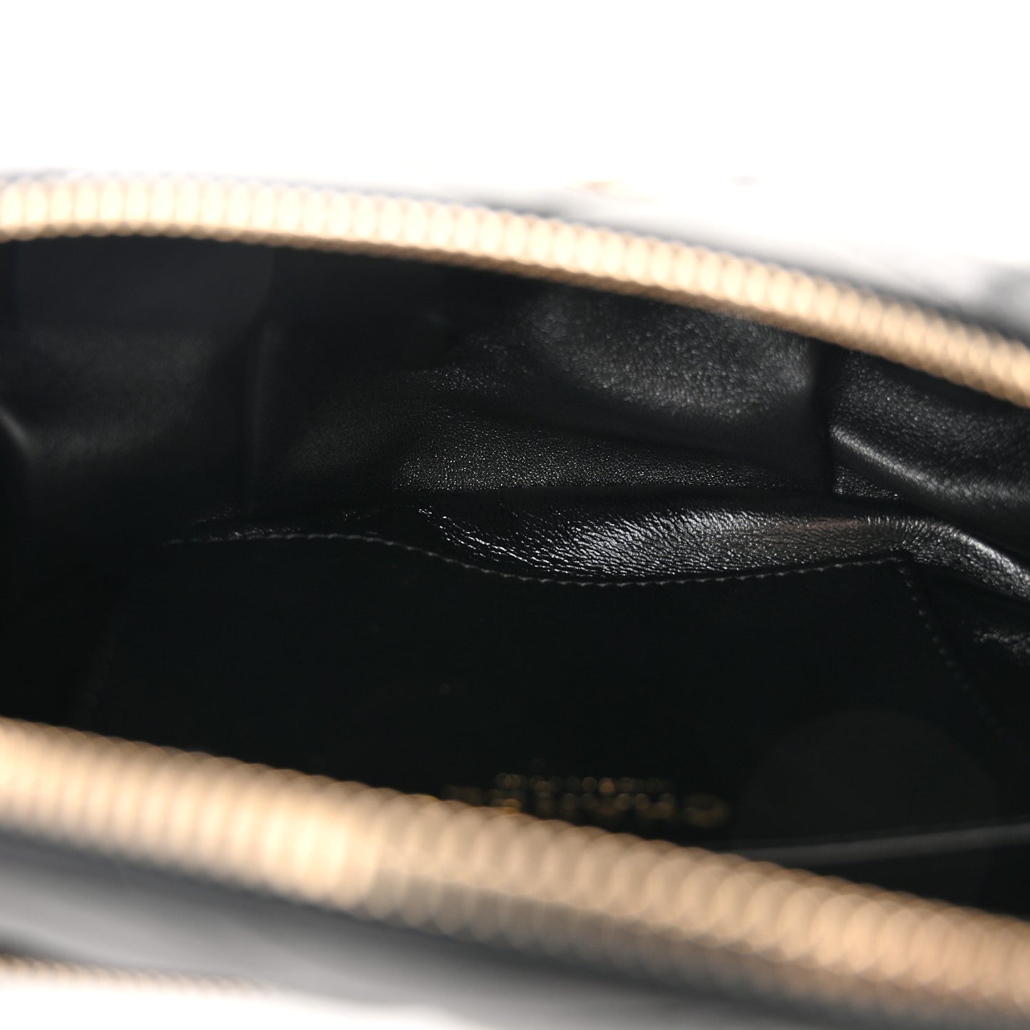 Lambskin Quilted Waist Bag Fanny Pack Black